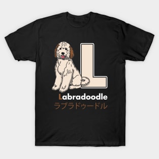 Labradoodle Letter L T-Shirt